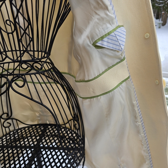 J.Crew jacket, size 12, EUC, cream/ off-white - Picture 9 of 10